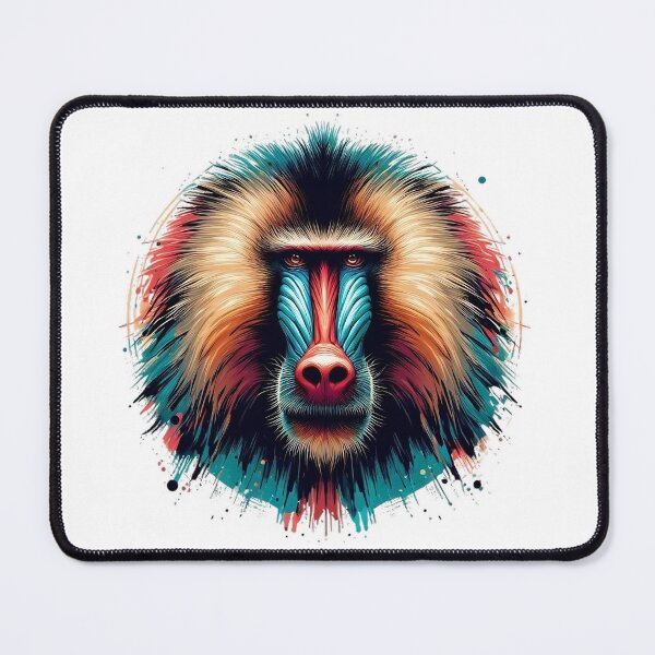 Item preview, A beautiful colorful baboon designed and sold by Marcoshop10.