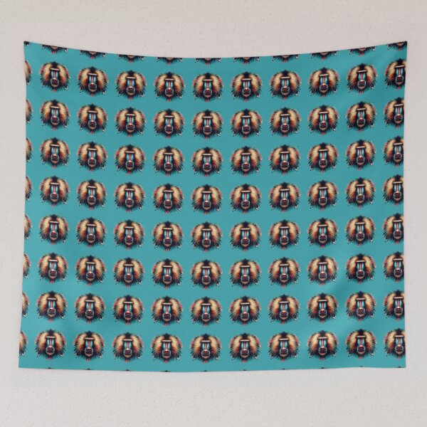 Item preview, A beautiful colorful baboon designed and sold by Marcoshop10.