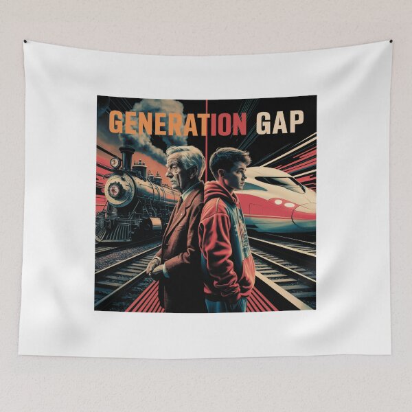 Item preview, Generation Gap: Bridging the Divide designed and sold by Colorful-Garden.