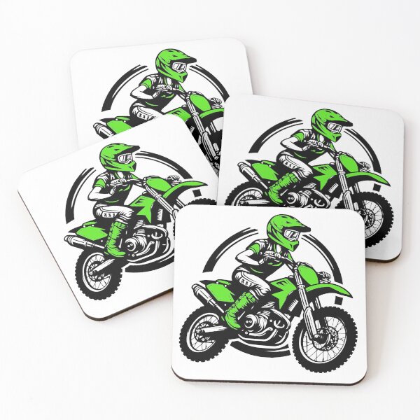 Item preview, Green MotoCross Biker, I love motorcycles, Dirt Bike Boy designed and sold by Cr320.