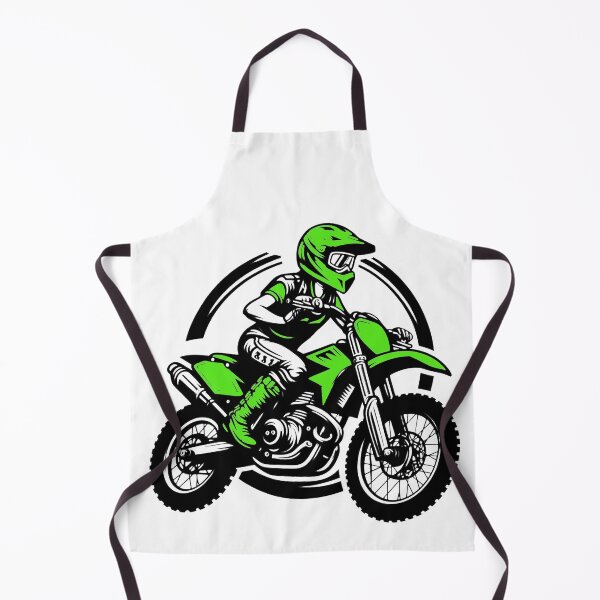 Item preview, Green MotoCross Biker, I love motorcycles, Dirt Bike Boy designed and sold by Cr320.