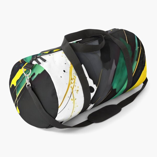 Item preview, Layered Black, Yellow, and Green on White Canvas designed and sold by MOBI-CASE.