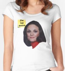 Camiseta entallada de cuello ancho Show de Rhoda-Mary Tyler Moore