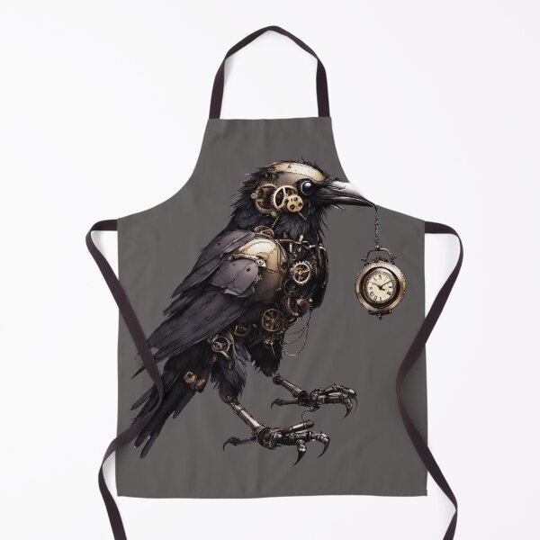 Item preview, Guardián del tiempo: el cuervo steampunk designed and sold by Aurorartsprint.