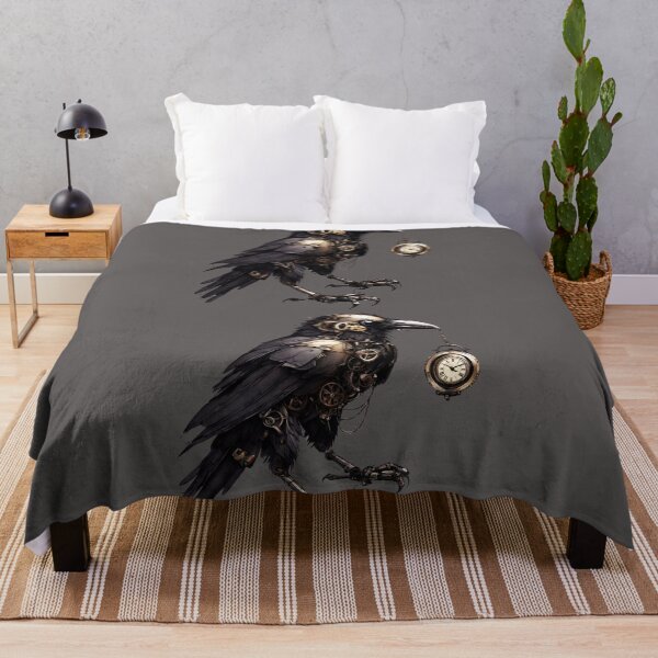 Item preview, Keeper of Time: The Steampunk Raven designed and sold by Aurorartsprint.