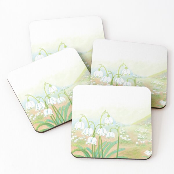 Item preview, Leucojum vernum, Spring Snowflakes Flowers Illustration designed and sold by Julia Doria.