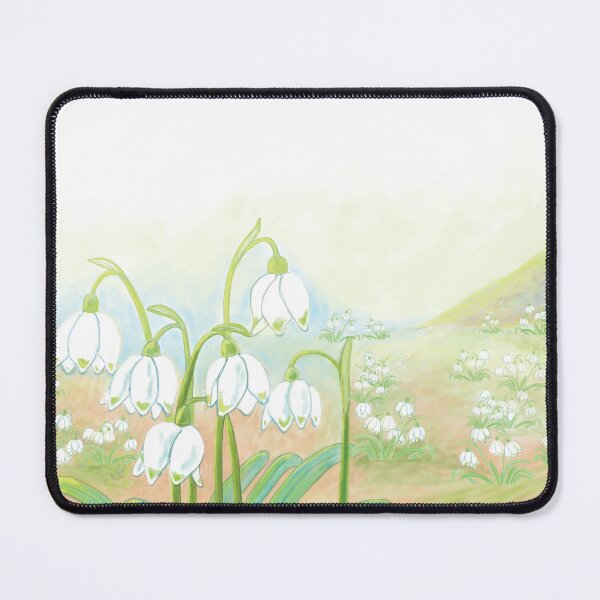 Item preview, Leucojum vernum, Spring Snowflakes Flowers Illustration designed and sold by Julia Doria.