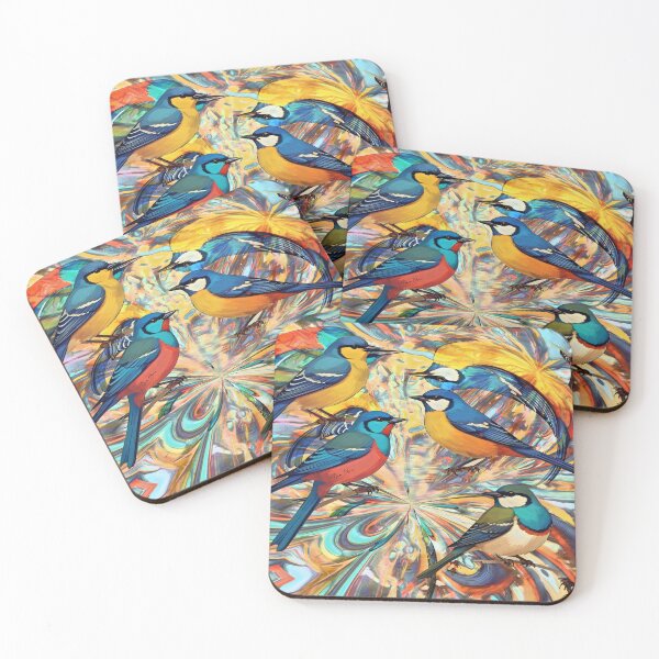 Item preview, Trippy birds rotating  designed and sold by Hen-C-Art.