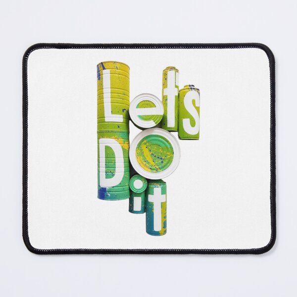 Item preview, Let's do it graphite spray paint art designed and sold by FaridStoore.