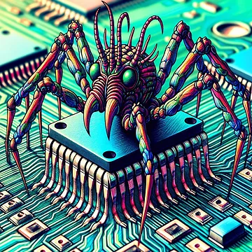 Artwork thumbnail, Computer Bug by m-y-A-I-A-R-T-