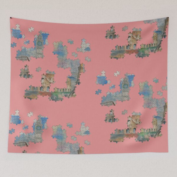 Item preview, European landmarks jigsaw designed and sold by Glenbobagins.