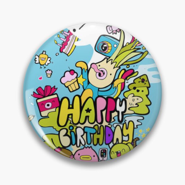 Item preview, Birthday doodle art designed and sold by Fa5ad.