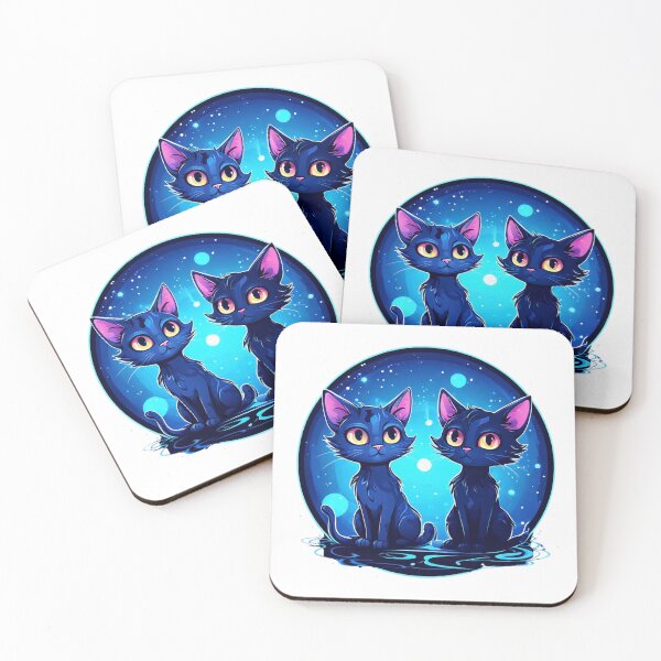 Item preview, Suspicious Cosmo Cats designed and sold by GrifonJ.