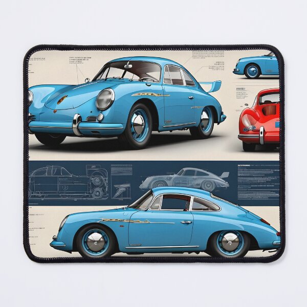 Item preview, Sports car commercial poster designed and sold by Emile-Sabord.