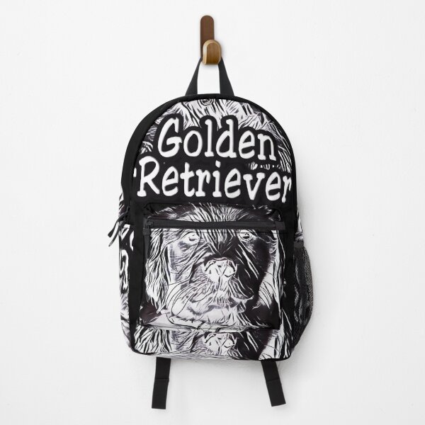 Item preview, Adorable cachorro golden retriever blanco y negro ilustración negativa designed and sold by EvoGallery.