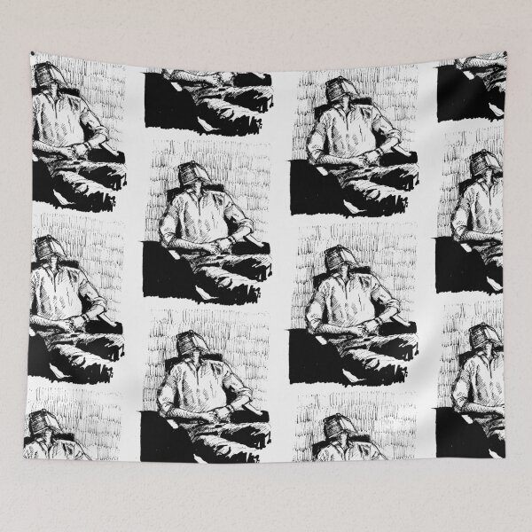 Item preview, Sleeping man illustration designed and sold by Arthur Loeuil.