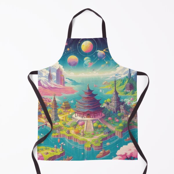Item preview, Mystical Pagodas: Celestial Fantasy Landscape designed and sold by Inspirahawke.