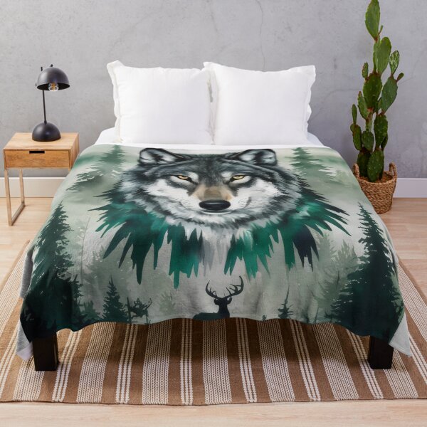 Item preview, Wolf. Forest guardian. designed and sold by MyHappyArtShop.