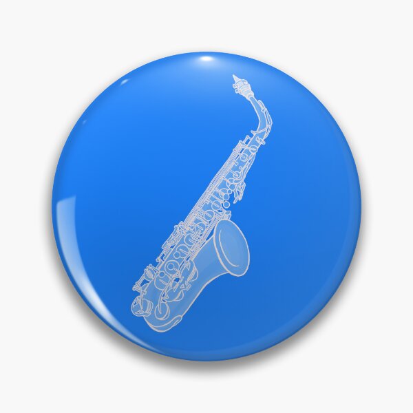Item preview, Blue saxophone  designed and sold by ElectronicCloud.