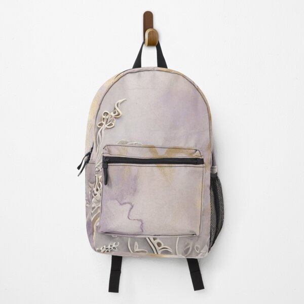 Item preview, A Stunning Blend of Floral Luxury in Gold and Lavender designed and sold by roon-ai.