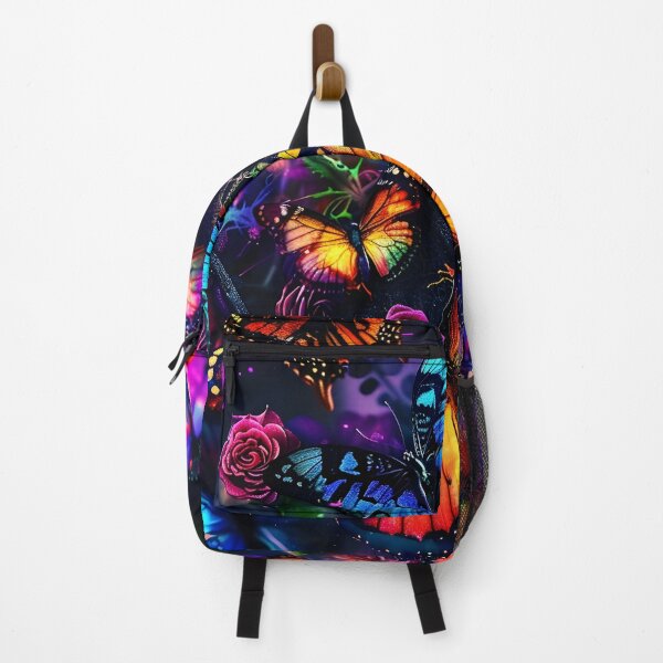 Item preview, Neon butterfly collage print designed and sold by dcrc.