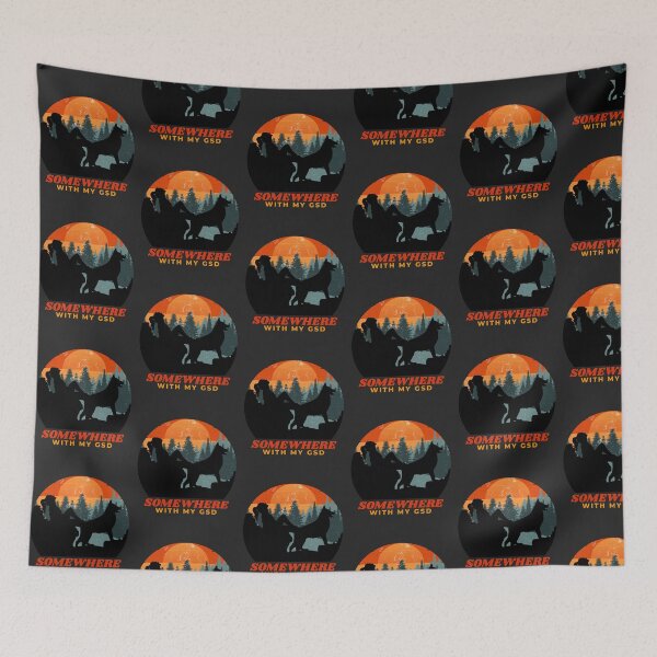 Item preview, Somewhere With My GSD German Shepherd Women's Gift  designed and sold by Guarddogdrive.