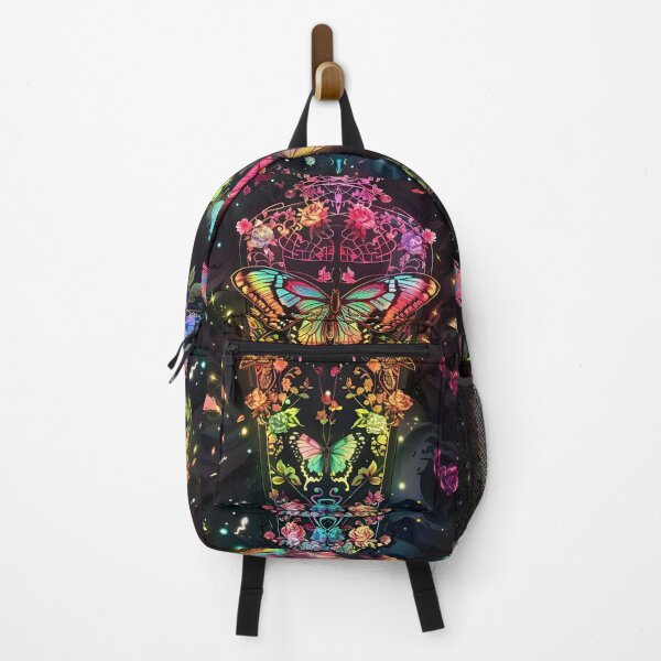 Item preview, Neon butterfly collage print designed and sold by dcrc.