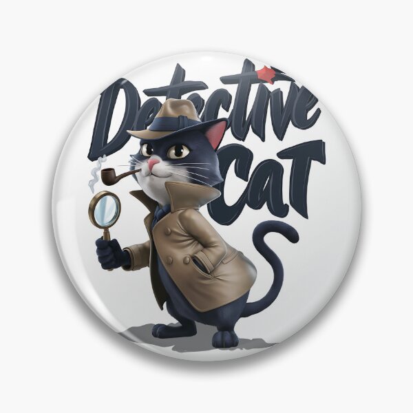 Item preview, Detective cat designed and sold by JansenGS.