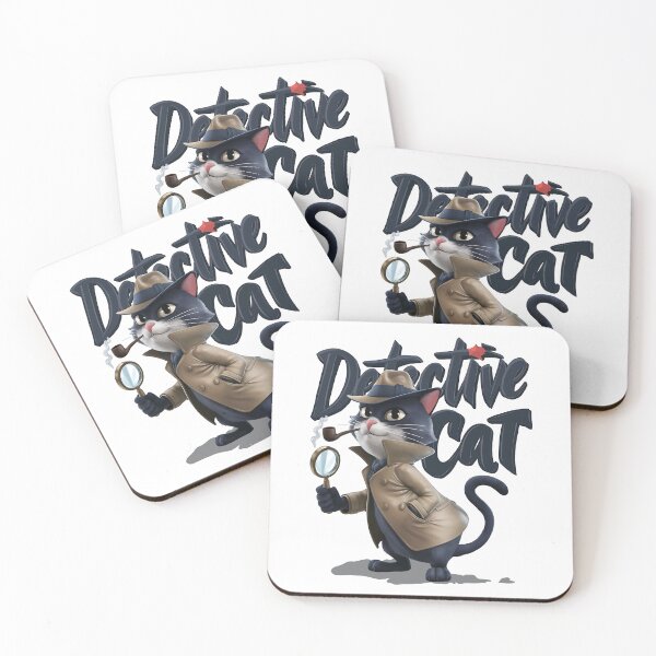 Item preview, Detective cat designed and sold by JansenGS.