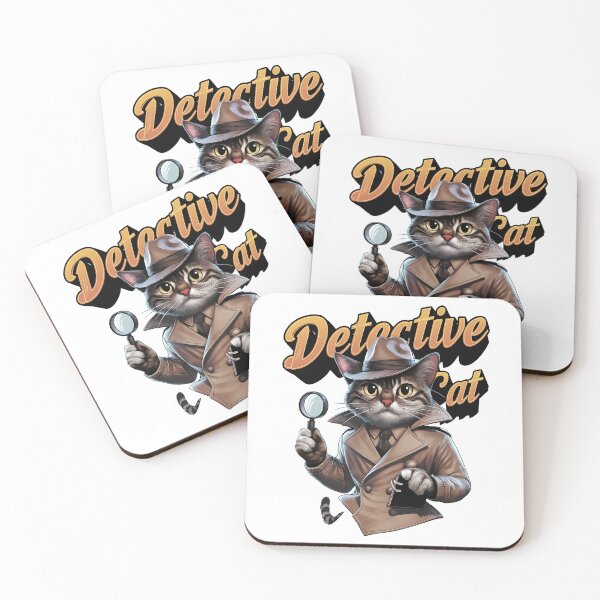 Item preview, Detective cat designed and sold by JansenGS.