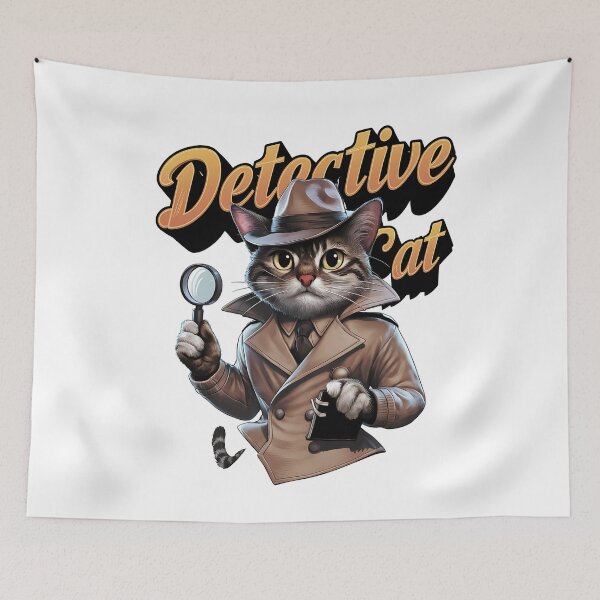 Item preview, Detective cat designed and sold by JansenGS.