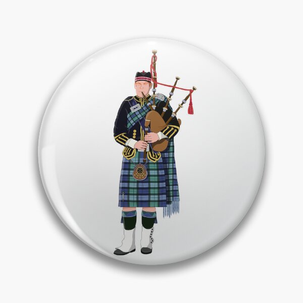 Item preview, Scottish Bagpiper designed and sold by Sfumata Illustration.