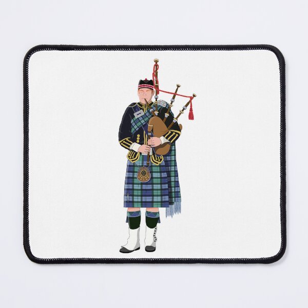 Item preview, Scottish Bagpiper designed and sold by Sfumata Illustration.