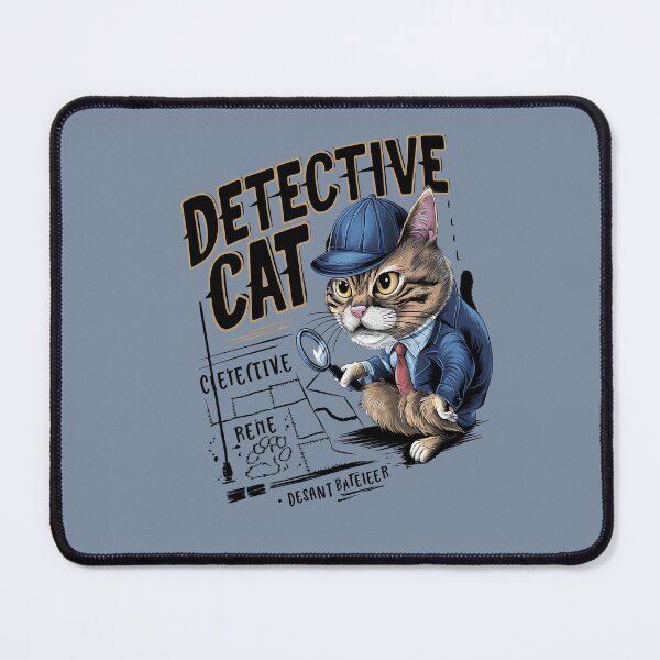 Item preview, Detective cat designed and sold by JansenGS.