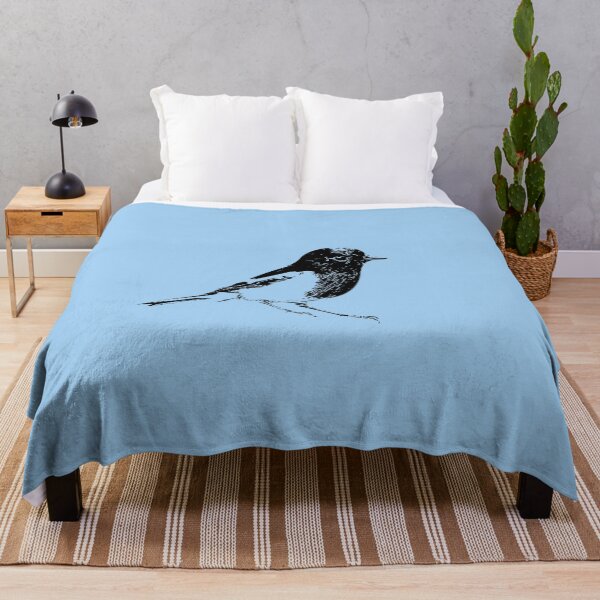 Item preview, Red-capped Robin Black Design designed and sold by designsasstultd.