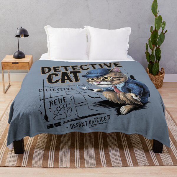 Item preview, Detective cat designed and sold by JansenGS.