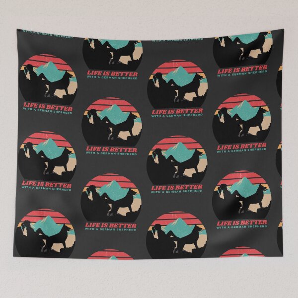 Item preview, Life Is Better With A German Shepherd GSD Mom designed and sold by Guarddogdrive.