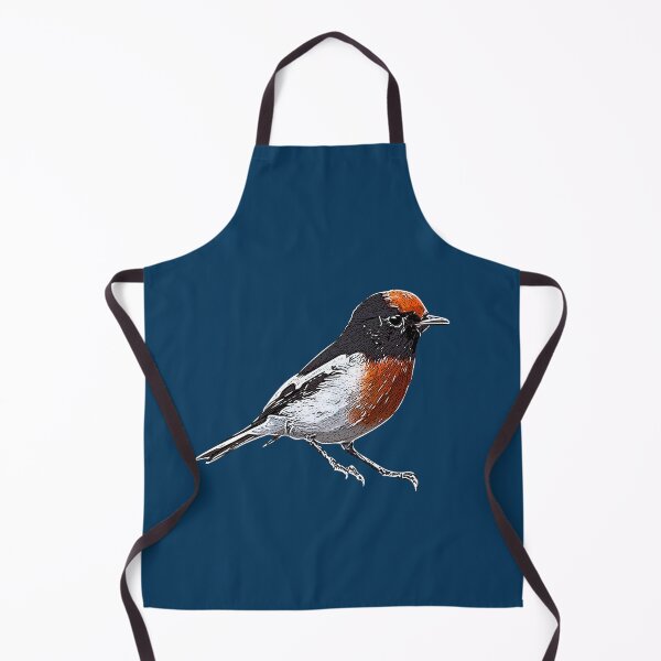 Item preview, Red-capped Robin White Alternate Design designed and sold by designsasstultd.