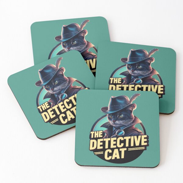 Item preview, Detective cat designed and sold by JansenGS.