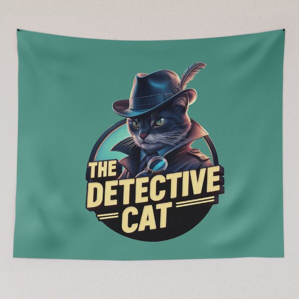 Item preview, Detective cat designed and sold by JansenGS.