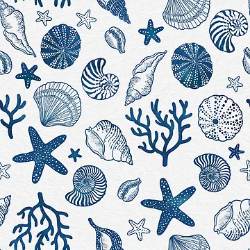 Artwork thumbnail, Shell Game Pattern by lauragraves