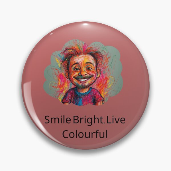 Item preview, Vibrant Joyful Portrait - Colourful Artistic Expression  designed and sold by ArtComixHaven.