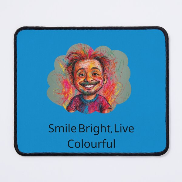 Item preview, Vibrant Joyful Portrait - Colourful Artistic Expression designed and sold by ArtComixHaven.