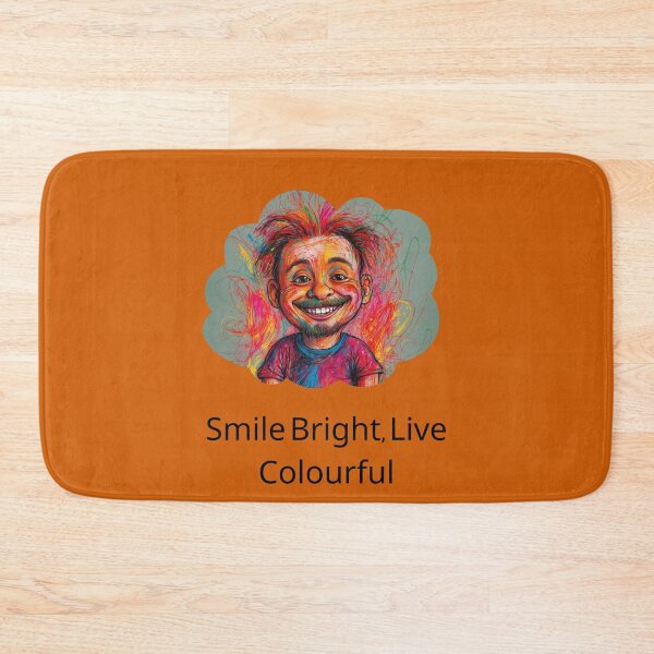 Item preview, Vibrant Joyful Portrait - Colourful Artistic Expression  designed and sold by ArtComixHaven.