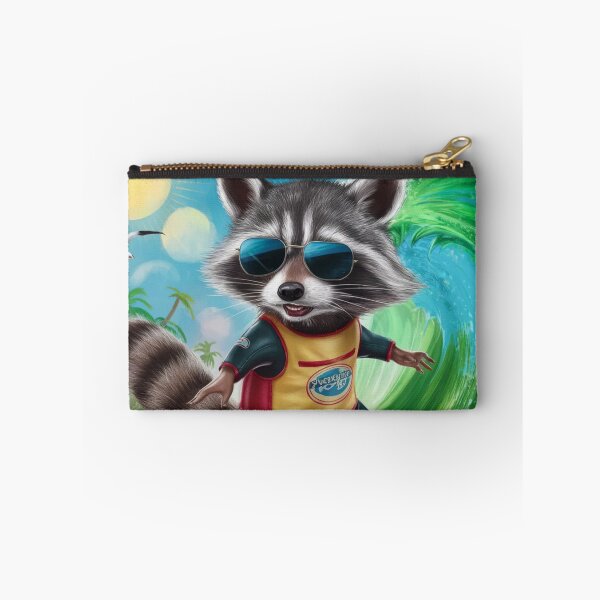 Item preview, "SURF DE MAPACHE". mapache divertido designed and sold by Obinne.
