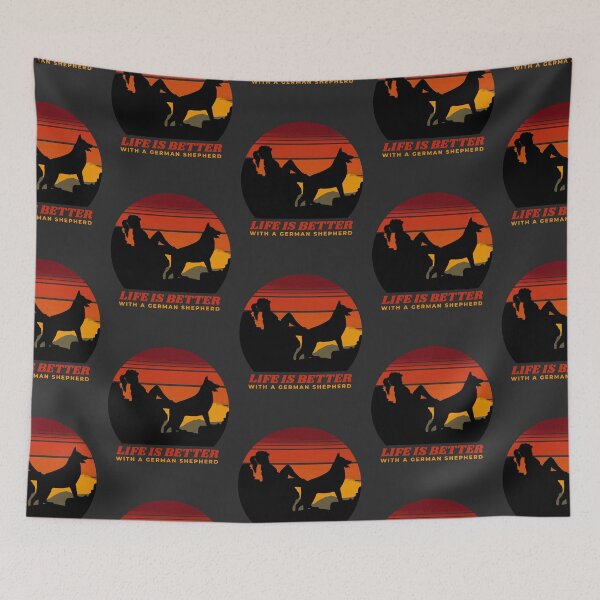 Item preview, Life Is Better With A German Shepherd GSD Mom designed and sold by Guarddogdrive.