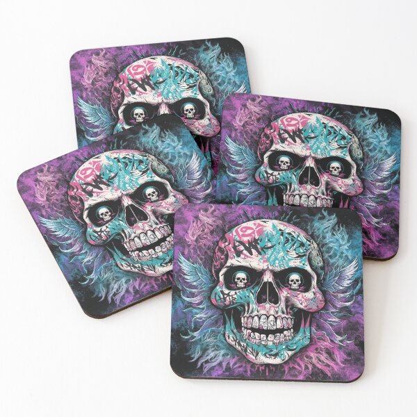 Item preview, Grunge skull tattos designed and sold by YounexxART.