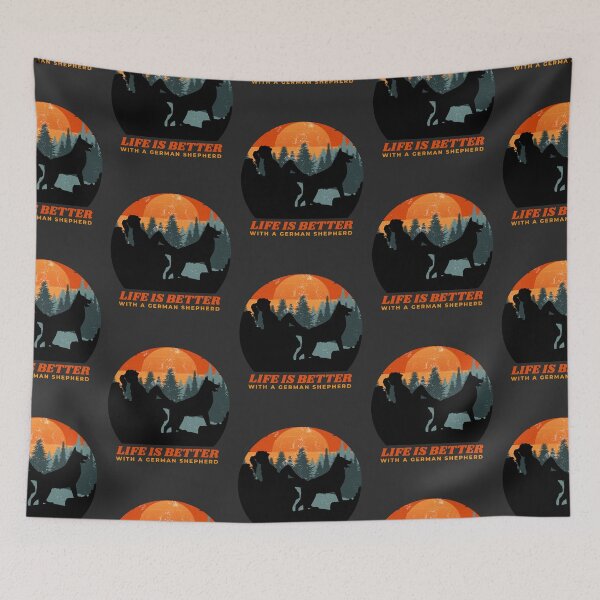 Item preview, Life Is Better With A German Shepherd GSD Mom designed and sold by Guarddogdrive.