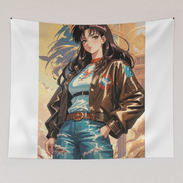 Item preview, Misato Evangelion 90s style designed and sold by Nihoni Store.