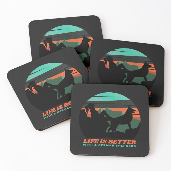 Item preview, Life Is Better With A German Shepherd GSD Mom designed and sold by Guarddogdrive.